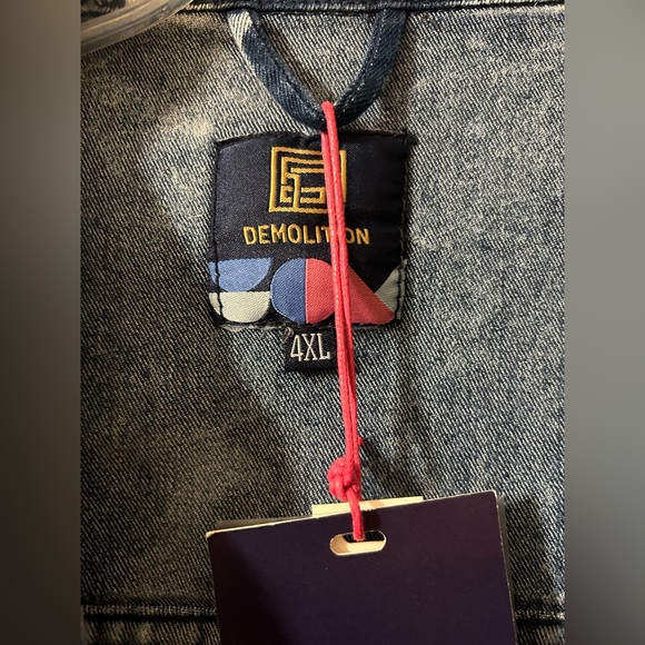 Demolition-Men Jean Vest..New! Men - Picture 3 of 7